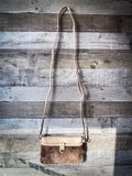 Wrangler Hair-On Cowhide Collection Crossbody - Tan