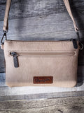 Wrangler Hair-On Cowhide Collection Crossbody - Tan