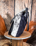 Myra Bag - Mesa Maverick Tote in Black and White