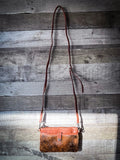 Wrangler Hair-On Cowhide Collection Crossbody - Brown