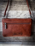 Wrangler Hair-On Cowhide Collection Crossbody - Brown