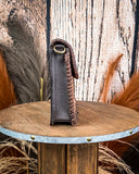 Dottie Tooled Leather Crossbody Purse
