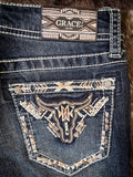 Grace in LA Easy Fit Women's Roamin Boot Cut Jeans
