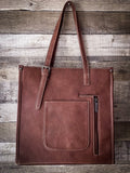 Wrangler Aztec Concealed Carry Tote - Brown