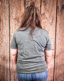 Lone Star Bloom Graphic Tee - Gray