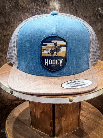 “Cheyenne” Hooey, Blue/Charcoal 5-Panel Hat