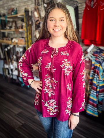 Clara Embroidered Top