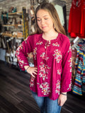 Clara Embroidered Top