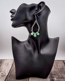 Triple Charm Teardrop Earrings