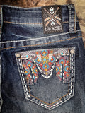 Grace in LA Easy Fit Women's Clementine Boot Cut Jeans