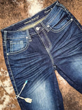 Turquoise Dreamcatcher Bootcut Jeans