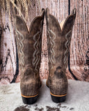 Esme Twisted X Women's 12" Western Boot - Distressed Brown