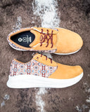 Mira Twisted X Feather X Slip-On Shoe - Beeswax and Aztec Multi