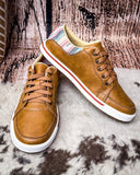 June Twisted X Kicks - Tan & Pink Multi