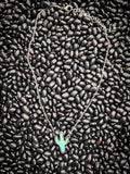Cactus Pendant Necklace - Turquoise