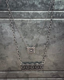 Prairie Bloom Layered Fashion Necklace Set