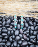 Sam Turquoise Hoop Earrings