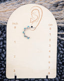 Sam Turquoise Hoop Earrings