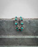 Sam Turquoise Hoop Earrings
