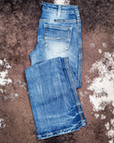 Cowgirl Tuff - Tuff Competitor Mid-Rise Bootcut Jeans – Medium Wash with Triple Stitch Detail