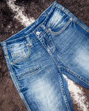 Cowgirl Tuff - Tuff Competitor Mid-Rise Bootcut Jeans – Medium Wash with Triple Stitch Detail
