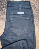 Cowgirl Tuff - Black Sport Trouser Jeans – Natural Waist with Cellphone Pocket