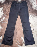 Cowgirl Tuff - Black Sport Trouser Jeans – Natural Waist with Cellphone Pocket