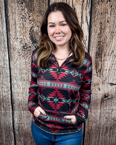 Sterling Kreek - The Crimson Valley Quarter Zip Pullover