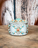 Tough 1 - Turquoise Stones Trinket Box