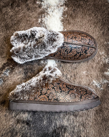 Lolly Slipper in Chocolate by Very G - Western Slipper - Bronco Western Supply Co.