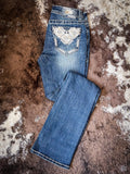 Grace in LA Easy Fit Women's Calliope Boot Cut Jeans