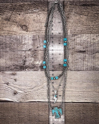 Wild Thunder Layered Fashion Necklace