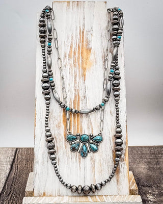 Sagebrush Skies Layered Fashion Necklace