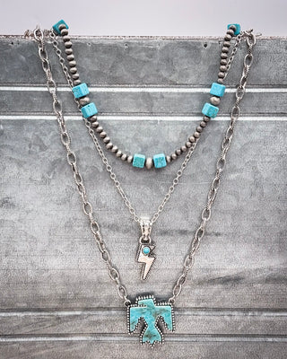 Wild Thunder Layered Fashion Necklace