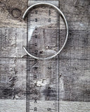 Silver Mesa Floral Engraved Fashion Cuff Bracelet