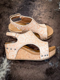 Isabella Tooled Wedges in Tan by Very G