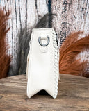 Canyon Blossom Tooled Mini Satchel in Tan by Trinity Ranch