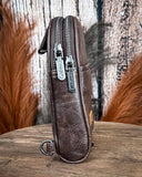 Blake Sling Bag in Coffee by Wrangler