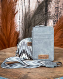 Desert Sky Wristlet Wallet Set in Gray by Wrangler