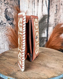 Desert Dawn Aztec Wristlet in Brown by Wrangler