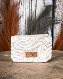 Western Mesa Tooled Crossbody Set in Khaki by Wrangler