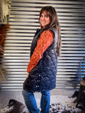 Phoenix Long Quilted Vest Duster -  Western Fashion - Outerwear - Bronco Western Supply Co.