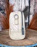 Canyon Trail Tooled Crossbody Bag in Khaki by Wrangler