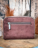 Canyon Trail Tooled Crossbody Bag in Coffee by Wrangler