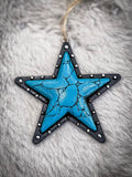 Turquoise Star Ornament Gift Items Gift Corral Bronco Western Supply Co. 