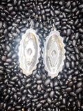 Largo Aztec Dangle Earrings - Black - Western Jewelry - Bronco Western Supply Co.