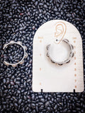 Austin - Bubble Stud Hoop Earring - Silver - Western Jewelry - Bronco Western Supply Co.