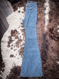 Judy Blue Pinstripe Flare Jeans