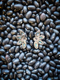 Brooks Stud Earrings - Western Jewelry - Faux Turquoise - Bronco Western Supply Co.