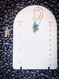 Brooks Stud Earrings - Western Jewelry - Faux Turquoise - Bronco Western Supply Co.
